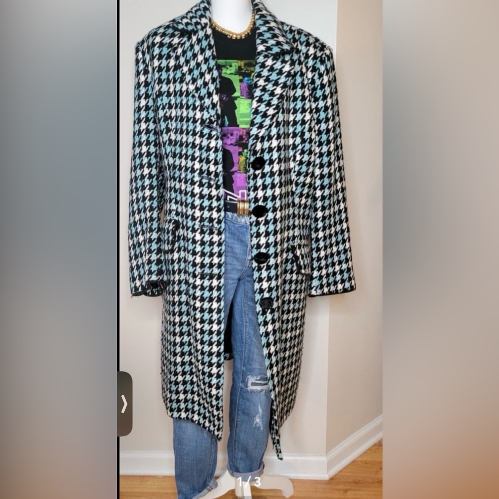 Beliza Houndstooth Coat